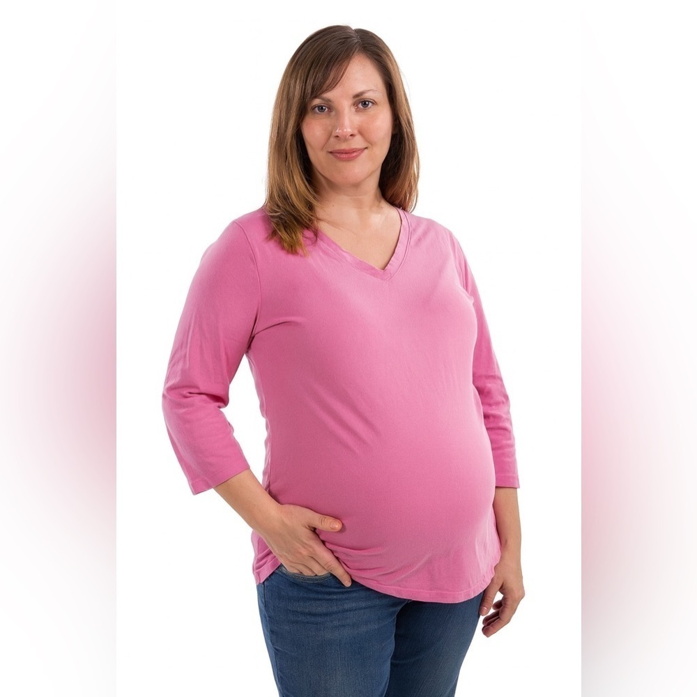 Old Navy Pink Maternity Blouse Size XL